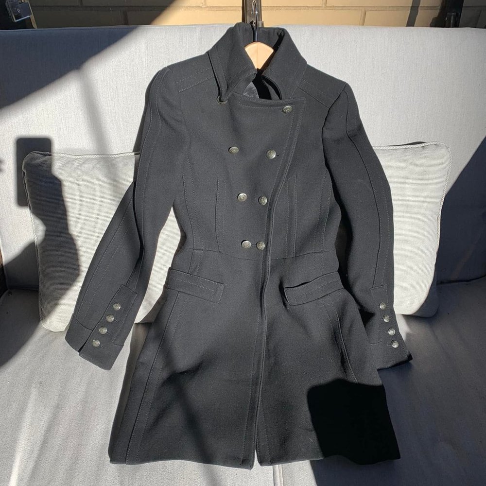 Structured Military Jacket (Black) - image 1